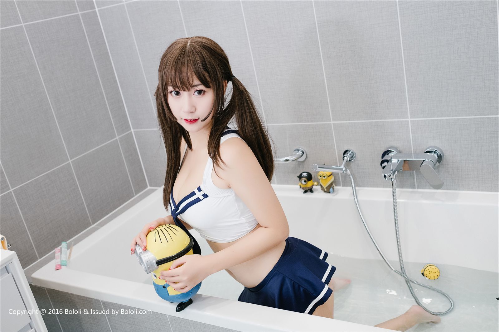 [新BoLoli波萝社]2017.01.19 Vol.017 猫九VS小黄人 猫九酱Sakura